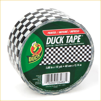 Duck 48mmx10y Checkered BK/WH (Roll)      