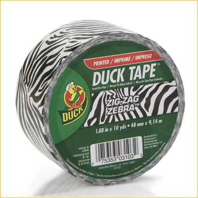 Duck 48mmx10y Zebra (Roll)     