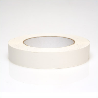 FP 17 1&quot; White Flat Backed Tape (Roll)