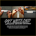 Gaff Write-Ons!